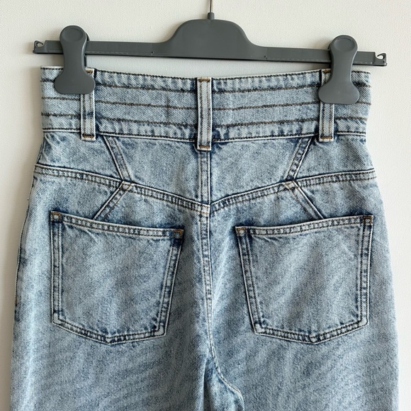 IRO Light Blue Zebra Print Jeans - Picture 8 of 14